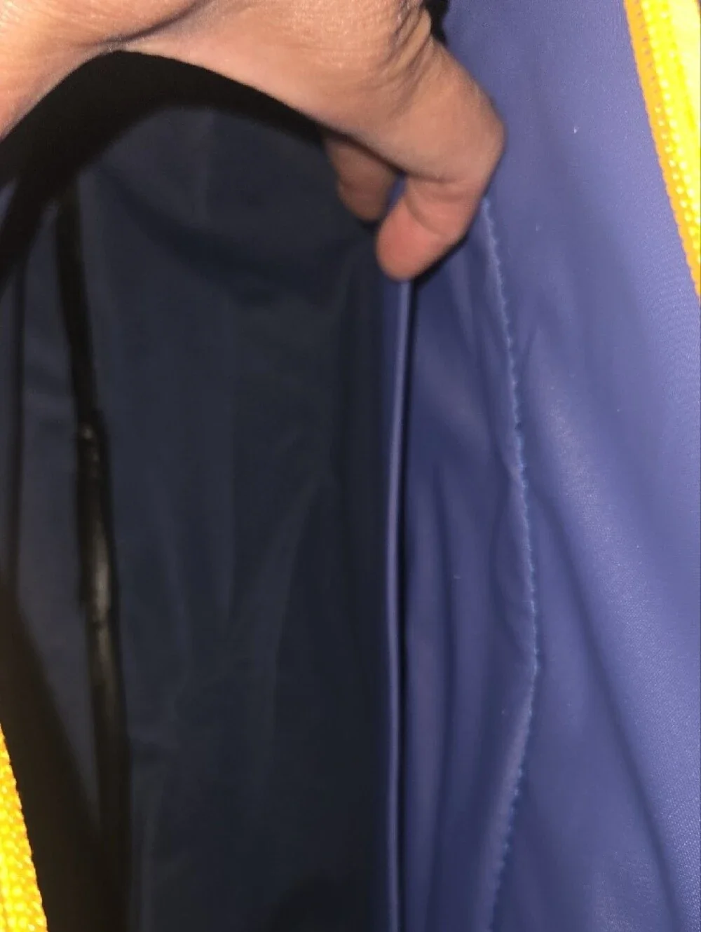 Blue and Yellow Anime Messenger Backpack